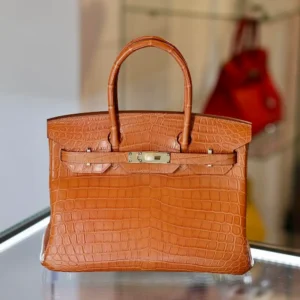 Birkin 30 Matte Brown Niloticus Crocodile